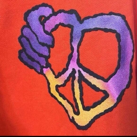 Zara Men's Orange Pullover Crewneck
Sweatshirt(Size Medium) - Picture 5 of 9